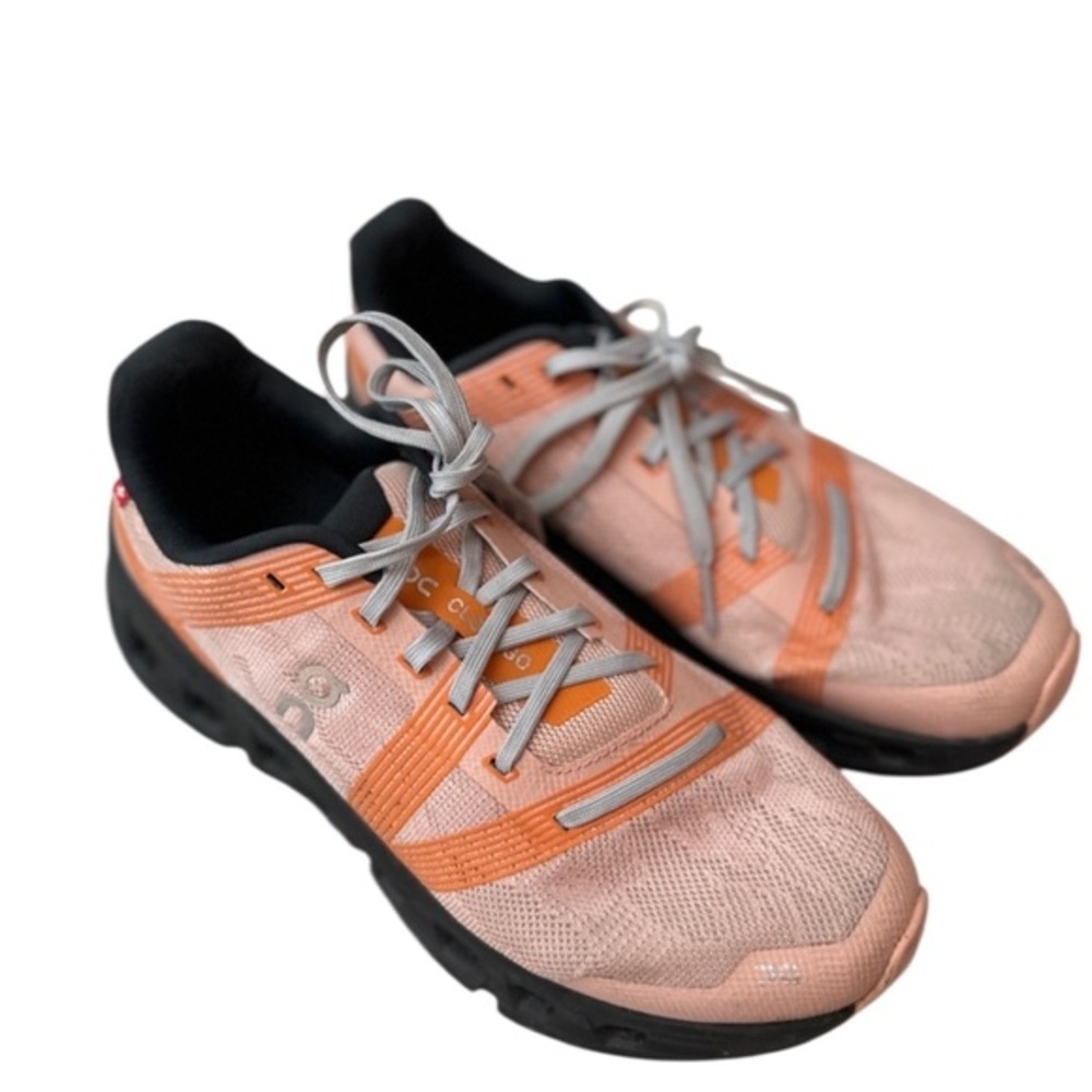 On Running Peach/Orange Athletic Running Shoes